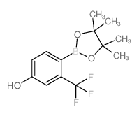 4-(4,4,5,5-tetramethyl-1,3,2-dioxaborolan-2-yl)-3-(trifluoromethyl)phenol picture