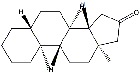5α-Androstan-16-one结构式