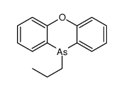 10-propylphenoxarsinine Structure