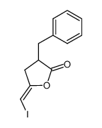 3-benzyl-5(Z)-(iodomethylene)tetrahydro-2-furanone Structure
