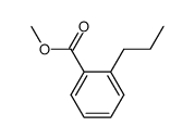 Benzoic acid, 2-propyl-, Methyl ester Structure