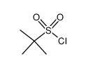 t-butylsulfonyl chloride Structure