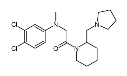 2-(3,4-dichloro-N-methylanilino)-1-[2-(pyrrolidin-1-ylmethyl)piperidin-1-yl]ethanone Structure