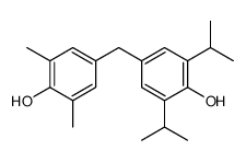 4-[[4-hydroxy-3,5-di(propan-2-yl)phenyl]methyl]-2,6-dimethylphenol结构式