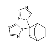 3,3-bis(1,2,4-triazol-1-yl)-2-thiabicyclo[2.2.2]octane结构式