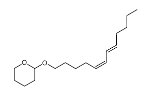 (5Z,7E)-tetrahydro-2-((5,7-dodecadienyl)-oxy)-2H-pyran结构式
