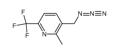 3-(azidomethyl)-2-methyl-6-(trifluoromethyl)pyridine结构式