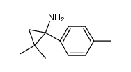 2,2-dimethyl-1-(4-methylphenyl)cyclopropylamine结构式