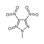 2-methyl-4,5-dinitro-1-oxidotriazol-1-ium结构式