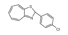 2-(4-chloro-phenyl)-2H-cycloheptathiazole结构式