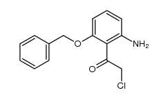 2-Amino-6-(benzyloxy)-α-chloracetophenon Structure