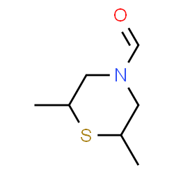 4-Thiomorpholinecarboxaldehyde, 2,6-dimethyl- (9CI) Structure