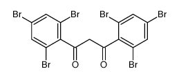 1,3-bis(2,4,6-tribromophenyl)propane-1,3-dione Structure