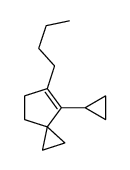 6-butyl-7-cyclopropylspiro[2.4]hept-6-ene Structure