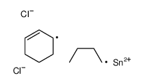 butyl-dichloro-cyclohex-2-en-1-ylstannane结构式