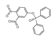 3,4-dinitrophenyl diphenylphosphinate Structure