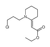 ethyl 2-[1-(3-chloropropyl)piperidin-2-ylidene]acetate结构式
