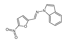 N-indol-1-yl-1-(5-nitrofuran-2-yl)methanimine结构式