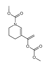 5-(1-Methoxycarbonyloxy-vinyl)-3,4-dihydro-2H-pyridine-1-carboxylic acid methyl ester Structure