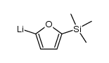 2-Lithio-5-trimethylsilylfuran结构式