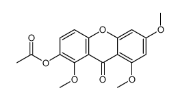 (1,6,8-trimethoxy-9-oxoxanthen-2-yl) acetate结构式