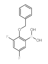 (2-(Benzyloxy)-3,5-difluorophenyl)boronic acid Structure