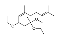 8,10-diethoxy-10-methoxy-2,6-dimethylundeca-2,6-diene Structure