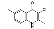 4(1H)-Quinolinone,3-chloro-2,6-dimethyl-结构式