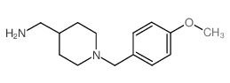 C-[1-(4-Methoxy-benzyl)-piperidin-4-yl]-methylamine Structure