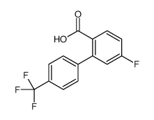 4-fluoro-2-[4-(trifluoromethyl)phenyl]benzoic acid结构式