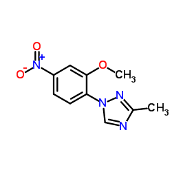 1-(2-Methoxy-4-nitrophenyl)-3-methyl-1H-1,2,4-triazole picture