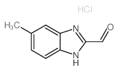 6-methyl-1H-benzimidazole-2-carbaldehyde,hydrochloride Structure