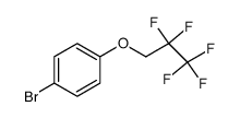 1-bromo-4-(2,2,3,3,3-pentafluoropropoxy)benzene Structure