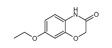 7-ethoxy-2H-1,4-benzoxazin-3-one结构式