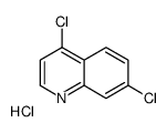 4,7-dichloroquinoline,hydrochloride结构式