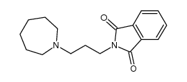 2-(3-(azepan-1-yl)propyl)isoindoline-1,3-dione结构式