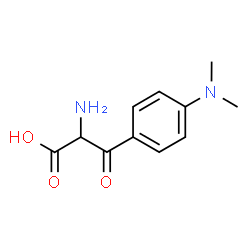 Phenylalanine,4-(dimethylamino)--bta--oxo- Structure
