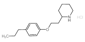 2-[2-(4-Propylphenoxy)ethyl]piperidine hydrochloride结构式
