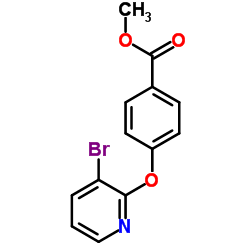 Methyl 4-[(3-bromo-2-pyridinyl)oxy]benzoate Structure