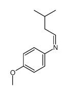 N-(4-methoxyphenyl)-3-methylbutan-1-imine结构式