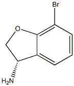 (S)-7-溴-2,3-二氢苯并呋喃-3-胺结构式