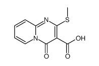 2-Methylthio-4-oxo-4H-pyrido(1,2-a)pyrimidine-3-carboxylic acid结构式