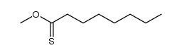 O-methyl octanethioate结构式