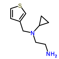 N-Cyclopropyl-N-(3-thienylmethyl)-1,2-ethanediamine Structure