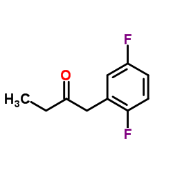 1-(2,5-Difluorophenyl)-2-butanone Structure
