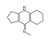 N-methyl-2,3,5,6,7,8-hexahydro-1H-cyclopenta[b]quinolin-9-amine结构式