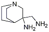 3-(AMINOMETHYL)QUINUCLIDIN-3-AMINE结构式