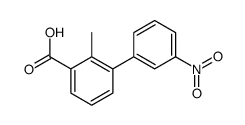 2-methyl-3-(3-nitrophenyl)benzoic acid结构式