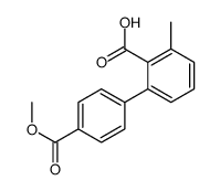 2-(4-methoxycarbonylphenyl)-6-methylbenzoic acid结构式