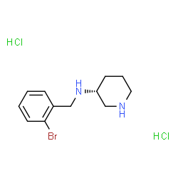 (R)-N-(2-Bromobenzyl)piperidin-3-amine dihydrochloride Structure